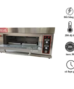 LÒ NƯỚNG 2 KHAY GAS DÙNG CƠ GDO-12L