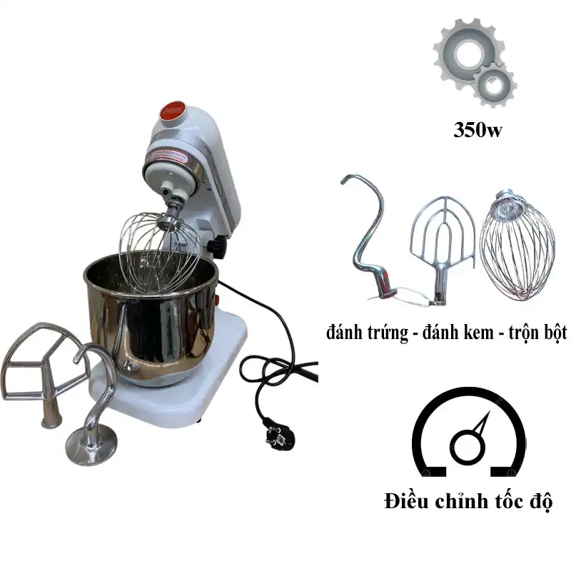 MÁY TRỘN ĐA NĂNG - ĐÁNH TRỨNG - ĐÁNH KEM 7L BH-7B