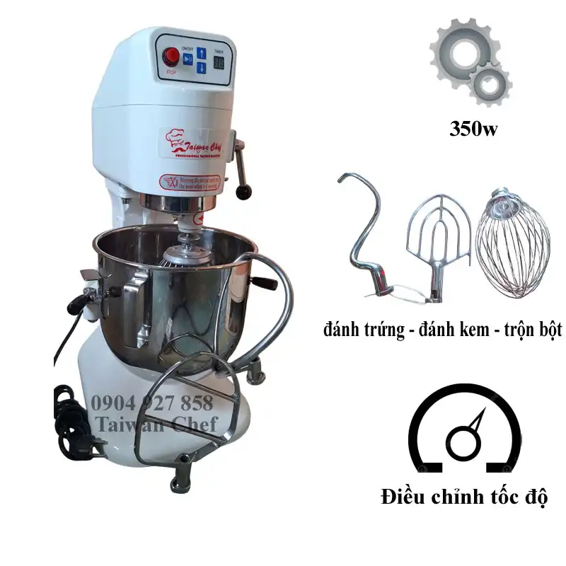 MÁY TRỘN ĐA NĂNG - ĐÁNH TRỨNG - ĐÁNH KEM ĐÀI LOAN 8L BH-8